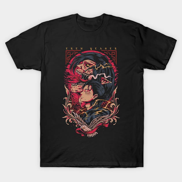 attack on titan T-Shirt by The Iconic Arts